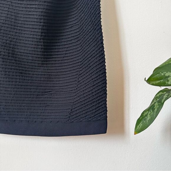 BCBGeneration Ribbed Bodycon Black Mini Dress Size M - Picture 5 of 6